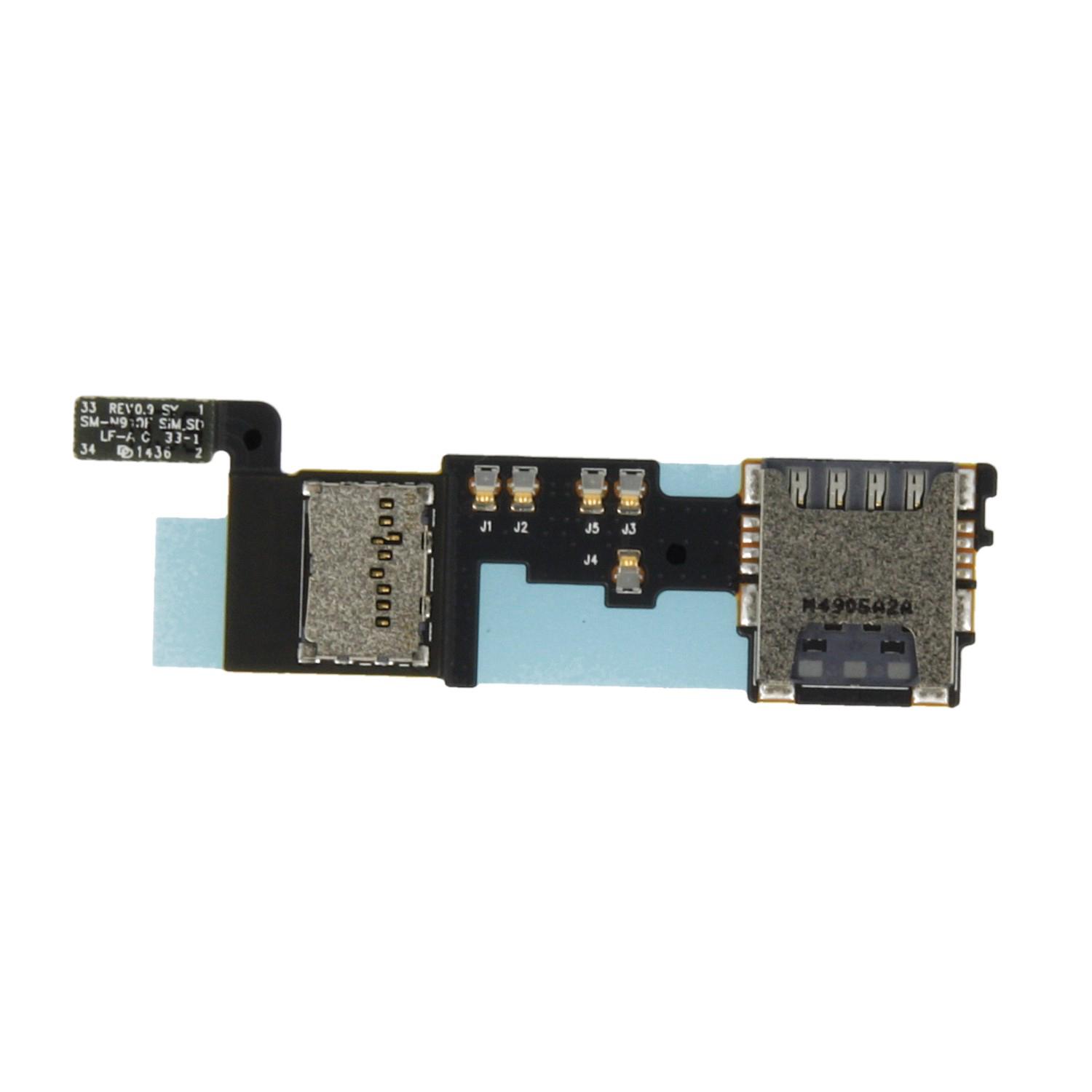Оригинален резервен четец за Sim/MicroSD за Samsung Galaxy Note 4 - Samsung Sim/MicroSD Card Reader | JAR Computers Оригинален резервен четец за Sim/MicroSD за Samsung Galaxy Note 4 - Samsung Sim/MicroSD Card Reader