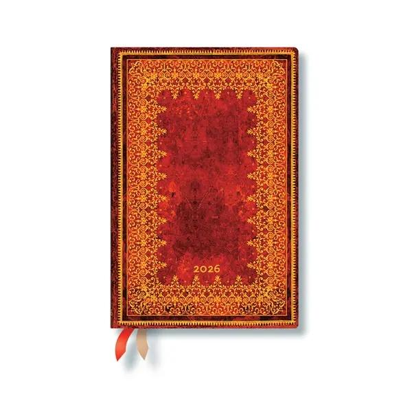 Paperblanks Планер Foiled, Mini, 1 ден на страница, твърда корица, 208 листа, за 2026 година | JAR Computers Paperblanks Планер Foiled, Mini, 1 ден на страница, твърда корица, 208 листа, за 2026 година