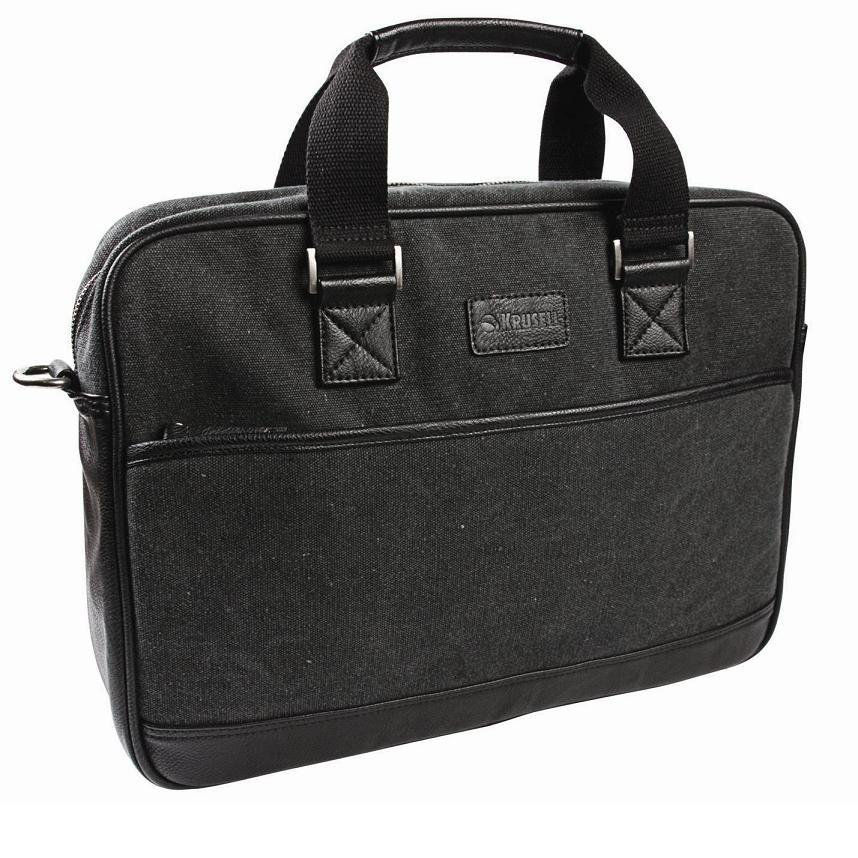 Платнена чанта за преносими компютри до 16 инча - Krusell Uppsala Laptop Bag (черен) | JAR Computers Платнена чанта за преносими компютри до 16 инча - Krusell Uppsala Laptop Bag (черен)