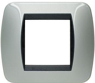 Рамка 2 мод. alluminio LL International Bticino | JAR Computers Рамка 2 мод. alluminio LL International Bticino