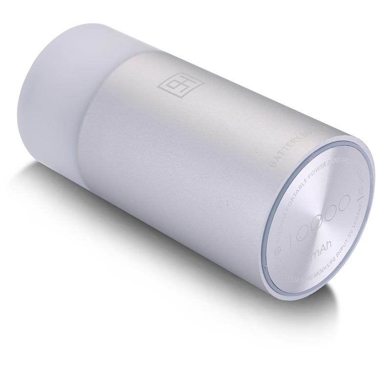Външна батерия за мобилни устройства и LED лампа - Clint Alu Powerbank with LED | JAR Computers Външна батерия за мобилни устройства и LED лампа - Clint Alu Powerbank with LED