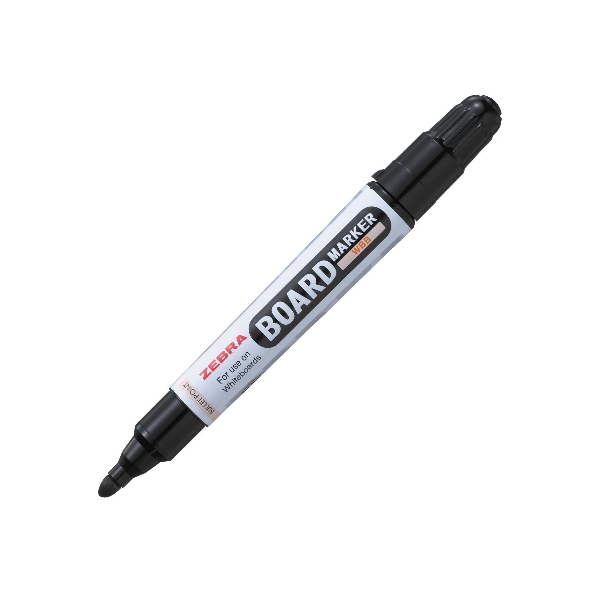 Zebra Борд маркер за бяла дъска WBB, объл, 2.6 mm, черен