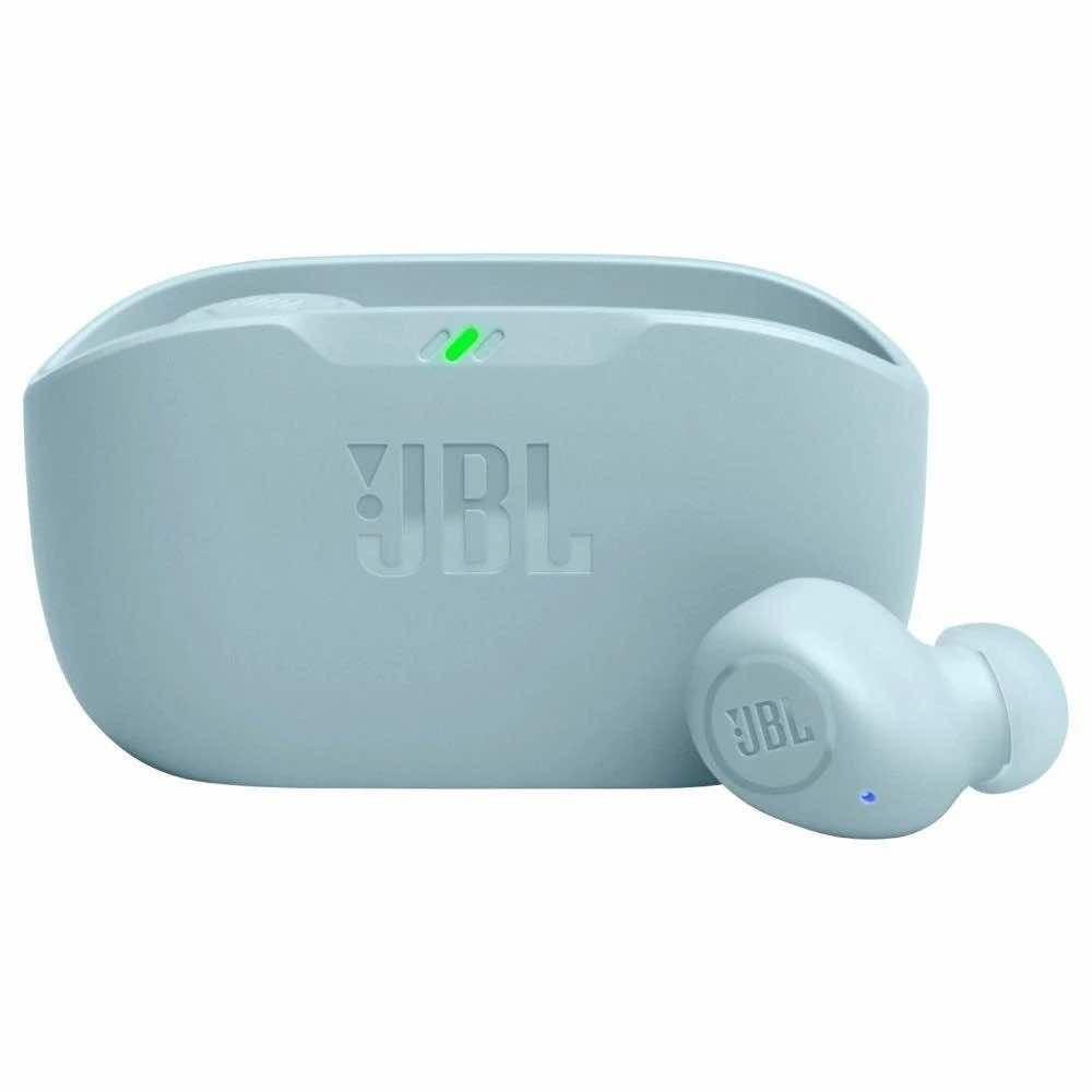 Безжични блутут слушалки със зареждащ кейс (зелен) - JBL Wave Buds TWS Earphones | JAR Computers Безжични блутут слушалки със зареждащ кейс (зелен) - JBL Wave Buds TWS Earphones