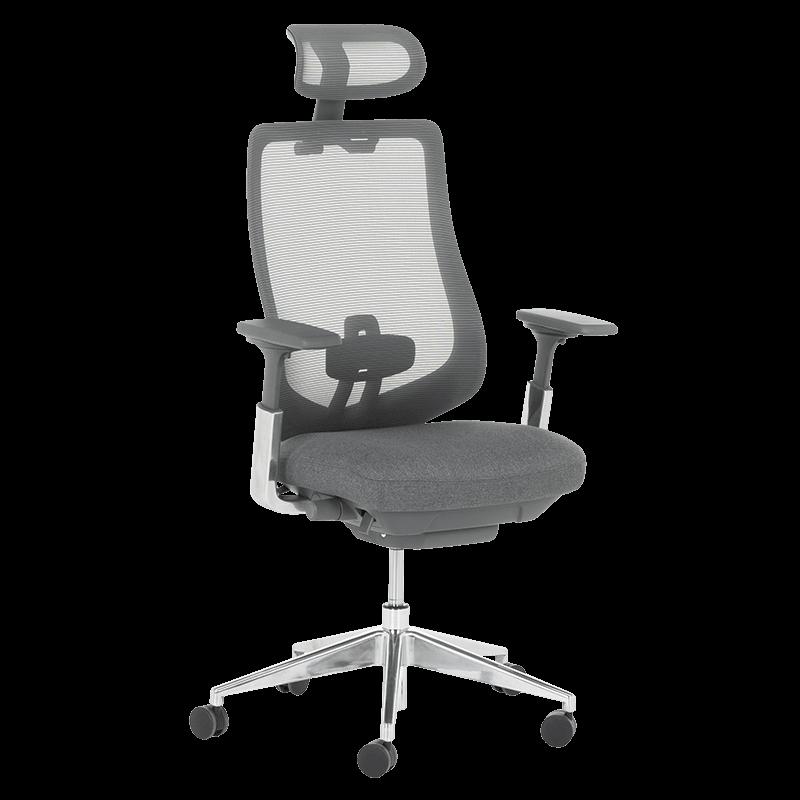 Ергономичен стол BADEN - сив 