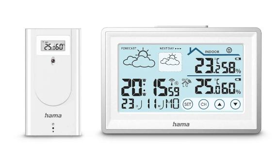 Hama 00222228 цифрова метеостанция Бяла Батерия | JAR Computers Hama 00222228 цифрова метеостанция Бяла Батерия