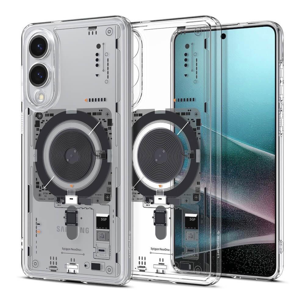 Хибриден кейс с висока степен на защита с MagSafe за Samsung Galaxy S25 Edge - Spigen Ultra Hybrid MagSafe Neo One Case (прозрачен) | JAR Computers Хибриден кейс с висока степен на защита с MagSafe за Samsung Galaxy S25 Edge - Spigen Ultra Hybrid MagSafe Neo One Case (прозрачен)