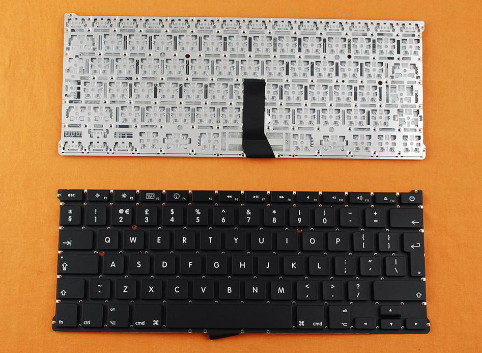 Клавиатура за лаптоп Apple MacBook Air A1369 A1466 Черна Без Рамка с Голям Enter (Version 2) | JAR Computers Клавиатура за лаптоп Apple MacBook Air A1369 A1466 Черна Без Рамка с Голям Enter (Version 2)