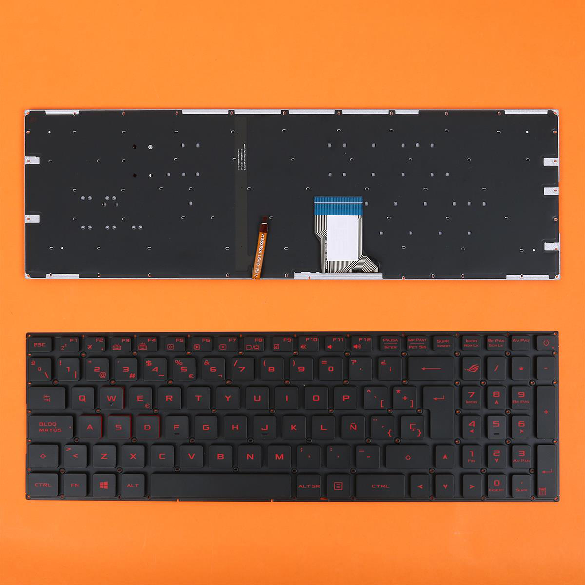 Клавиатура за лаптоп Asus GL502 GL502V Black Without Frame With Backlit UK / Черна Без Рамка С Подсветка (Голям Ентър) | JAR Computers Клавиатура за лаптоп Asus GL502 GL502V Black Without Frame With Backlit UK / Черна Без Рамка С Подсветка (Голям Ентър)