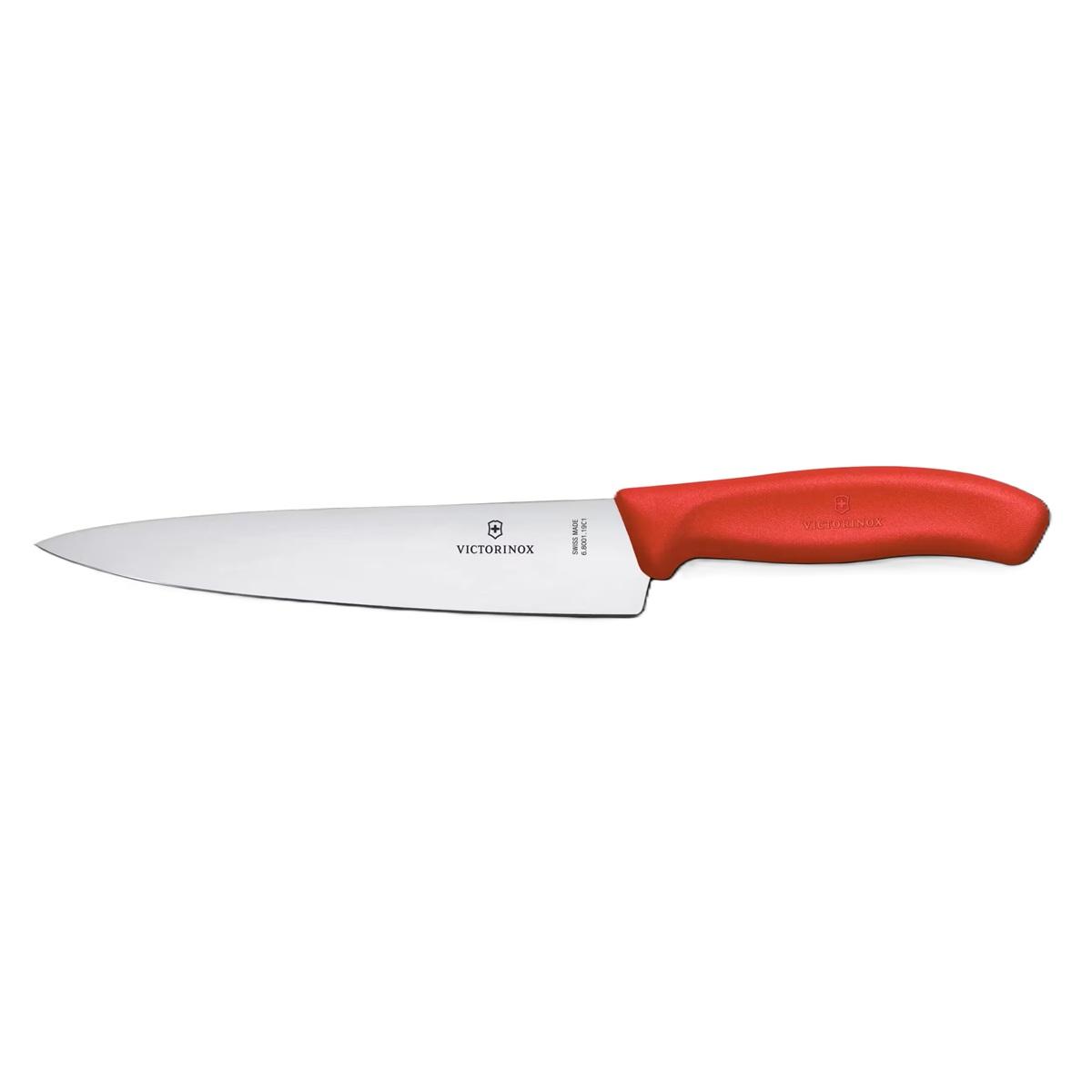 Кухненски нож Victorinox Swiss Classic Chef’s Knife 190 мм, червен | JAR Computers Кухненски нож Victorinox Swiss Classic Chef’s Knife 190 мм, червен