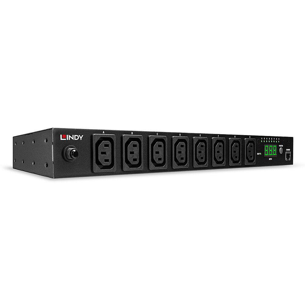 LINDY LNY-32657 :: 8-портов IPower мрежов превключвател за захранване, 8x IEC C13 + 1x IEC C20 | JAR Computers LINDY LNY-32657 :: 8-портов IPower мрежов превключвател за захранване, 8x IEC C13 + 1x IEC C20