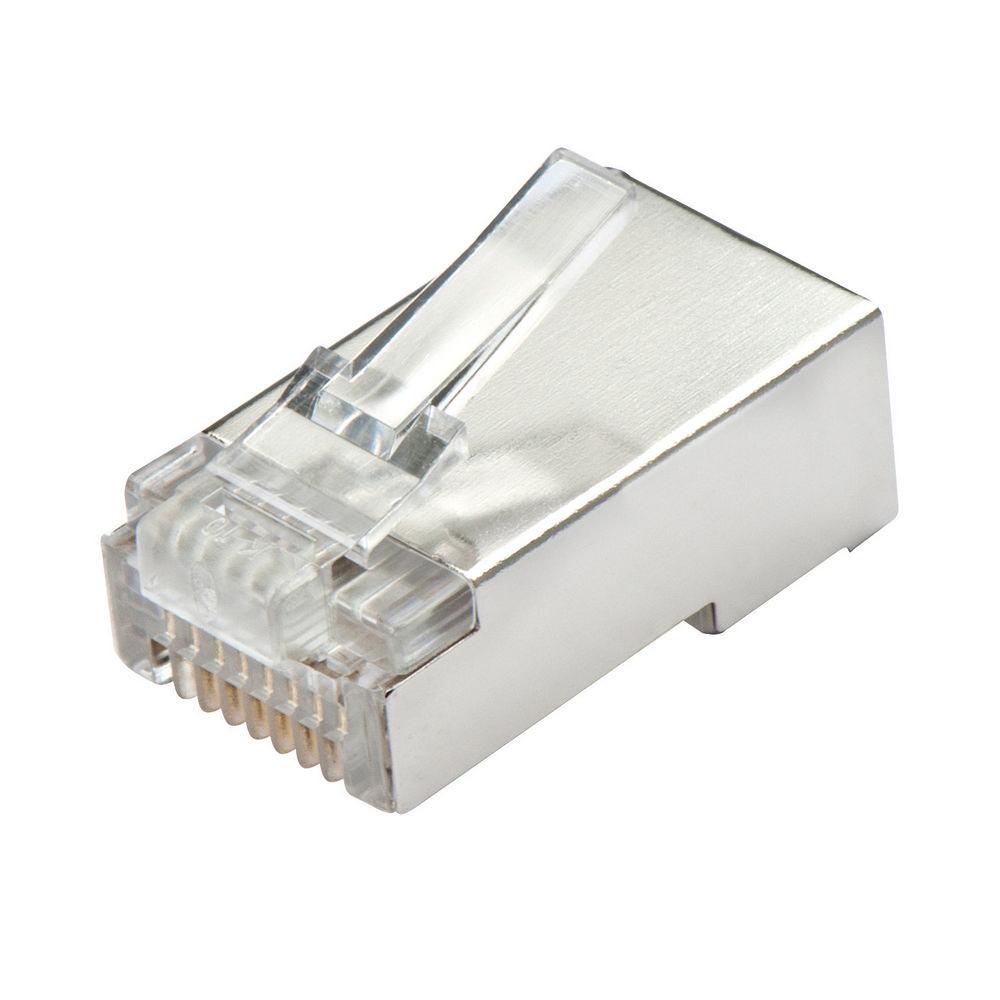 LINDY LNY-62406 :: RJ-45 накрайник, STP, Cat. 5e, 10 бр. | JAR Computers LINDY LNY-62406 :: RJ-45 накрайник, STP, Cat. 5e, 10 бр.