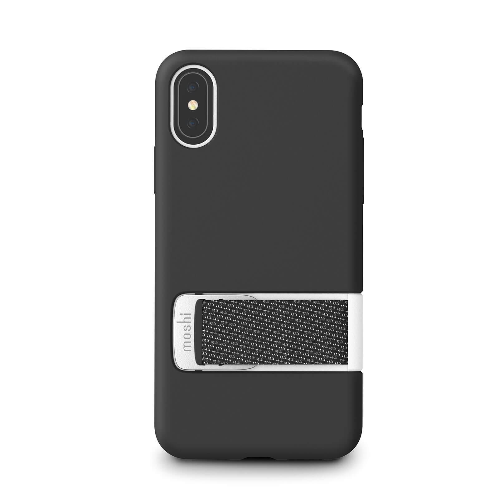 Твърд силиконов (TPU) калъф за iPhone XS, iPhone X - Moshi Capto Case (черен) | JAR Computers Твърд силиконов (TPU) калъф за iPhone XS, iPhone X - Moshi Capto Case (черен)