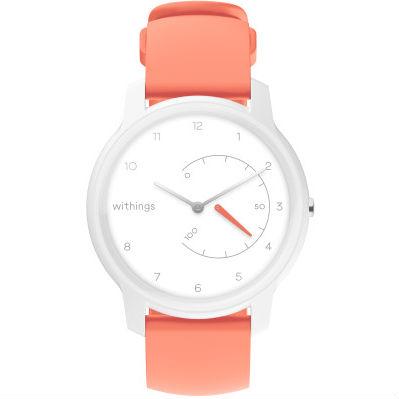 Умен часовник, следящ дневната и нощната ви физическа активност - Withings Move (бял-розов) | JAR Computers Умен часовник, следящ дневната и нощната ви физическа активност - Withings Move (бял-розов)