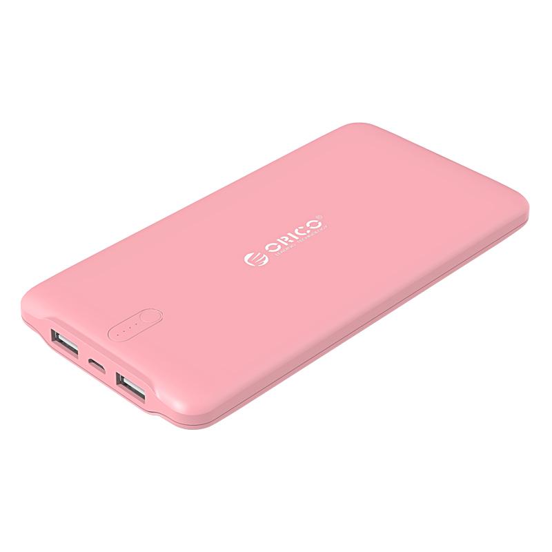 Външна батерия 10000mAh с два USB изхода - Orico Scharge 10000mAh Power Bank (розова) | JAR Computers Външна батерия 10000mAh с два USB изхода - Orico Scharge 10000mAh Power Bank (розова)