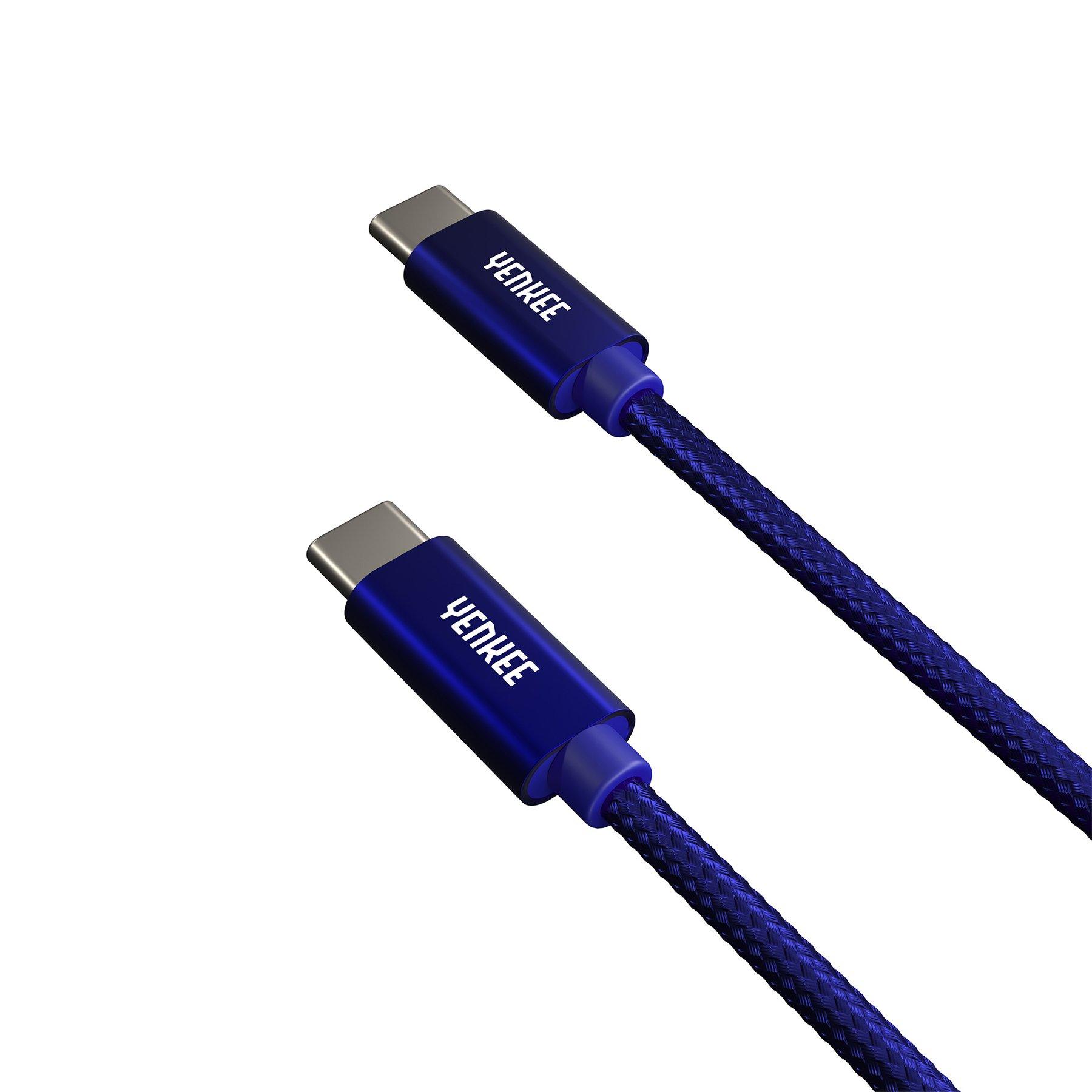 Yenkee Кабел USB Type-C към USB Type-C, 2 m, син | JAR Computers Yenkee Кабел USB Type-C към USB Type-C, 2 m, син
