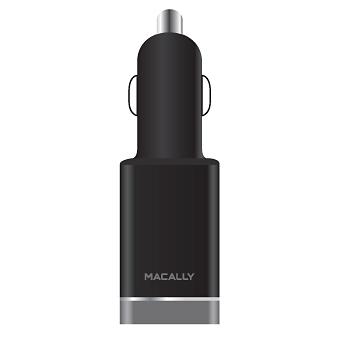 Зарядно за кола с 2 USB изхода за iPhone, iPad и мобилни устройства - Macally Car USB 2.0 | JAR Computers Зарядно за кола с 2 USB изхода за iPhone, iPad и мобилни устройства - Macally Car USB 2.0