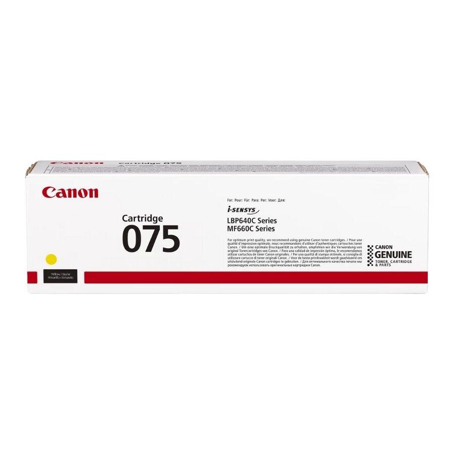 Canon Toner Cartridge 075 Y Yellow - PN 6362C002 | JAR Computers Canon Toner Cartridge 075 Y Yellow - PN 6362C002