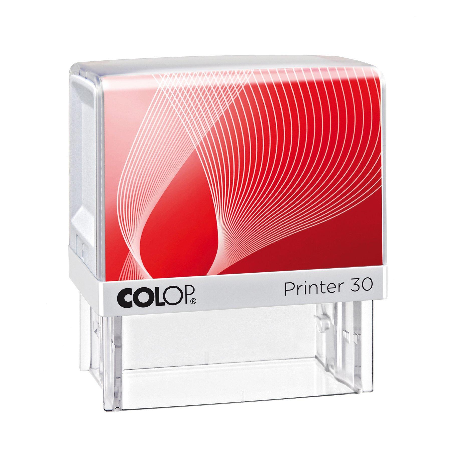 Colop Печат Printer 30, правоъгълен, 18 x 47 mm, син | JAR Computers Colop Печат Printer 30, правоъгълен, 18 x 47 mm, син