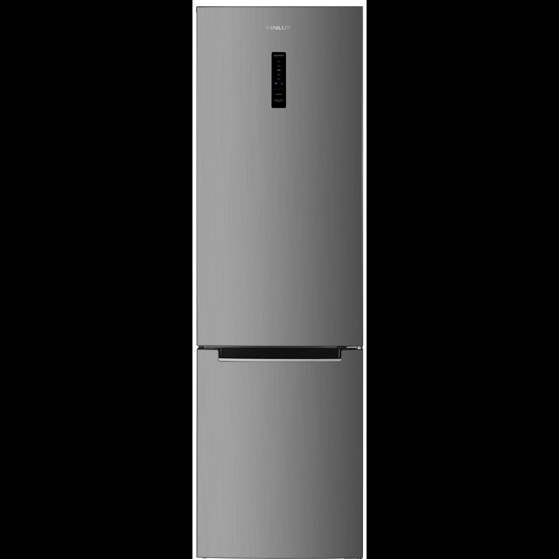 Хладилник с фризер Finlux FBN-391DX , 326 l, E , No Frost , Инокс