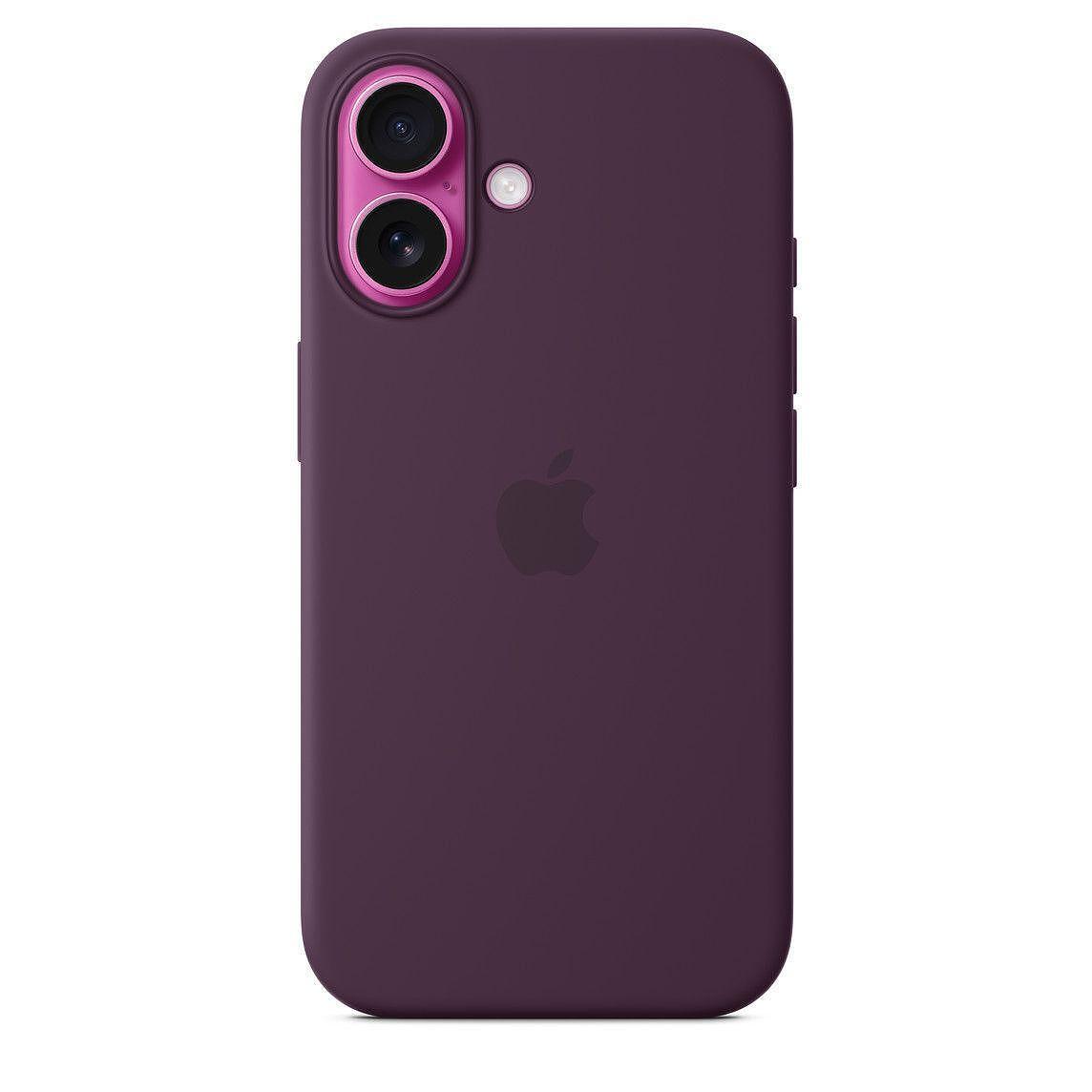 Калъф Apple iPhone 16 Silicone w Magsafe Plum myy43