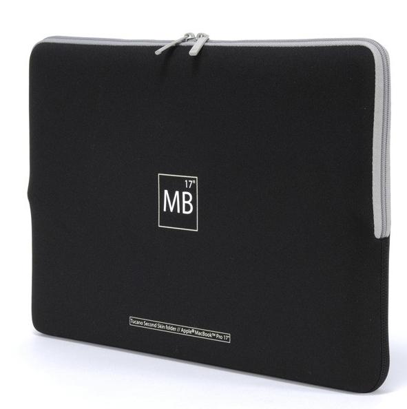 Неопренов калъф за MacBook Pro 17 инча - Tucano Second Skin Folder (черен) | JAR Computers Неопренов калъф за MacBook Pro 17 инча - Tucano Second Skin Folder (черен)