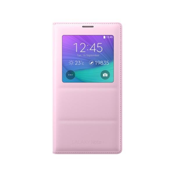 Оригинален кожен калъф за Samsung Note 4 - Samsung S-View Cover EF-CN910BPEGWW (розов) | JAR Computers Оригинален кожен калъф за Samsung Note 4 - Samsung S-View Cover EF-CN910BPEGWW (розов)