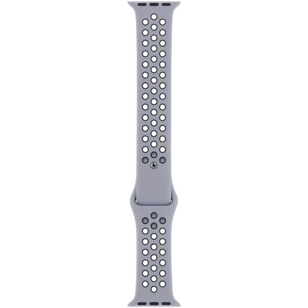Оригинална силиконова каишка за Apple Watch 38мм, 40мм, 41мм, 42мм (2024) - Apple Watch Nike Sport Band (сив-черен) | JAR Computers Оригинална силиконова каишка за Apple Watch 38мм, 40мм, 41мм, 42мм (2024) - Apple Watch Nike Sport Band (сив-черен)
