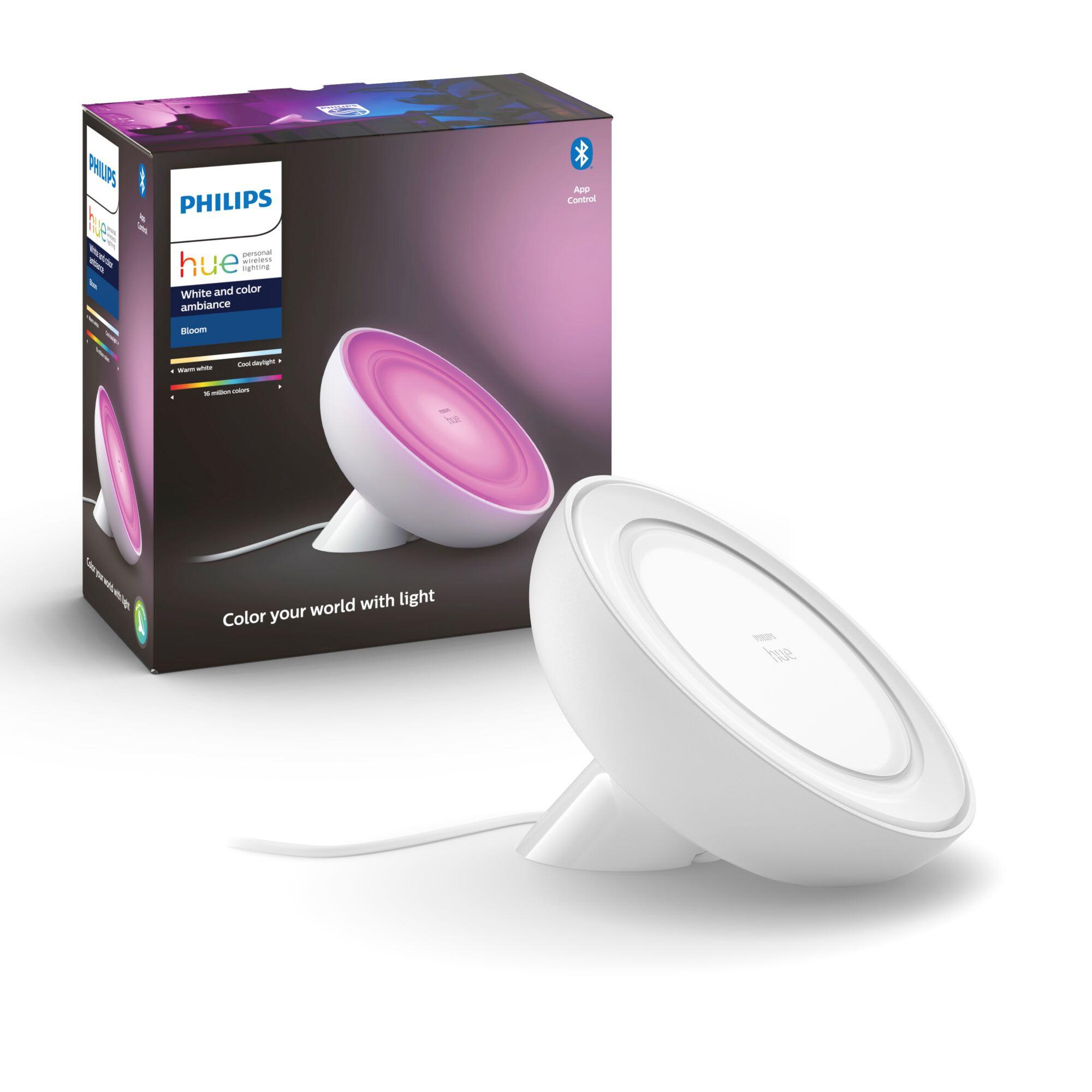 Philips by Signify Philips Luminaire Hue Bloom Basis BT / 77098300 White | JAR Computers Philips by Signify Philips Luminaire Hue Bloom Basis BT / 77098300 White
