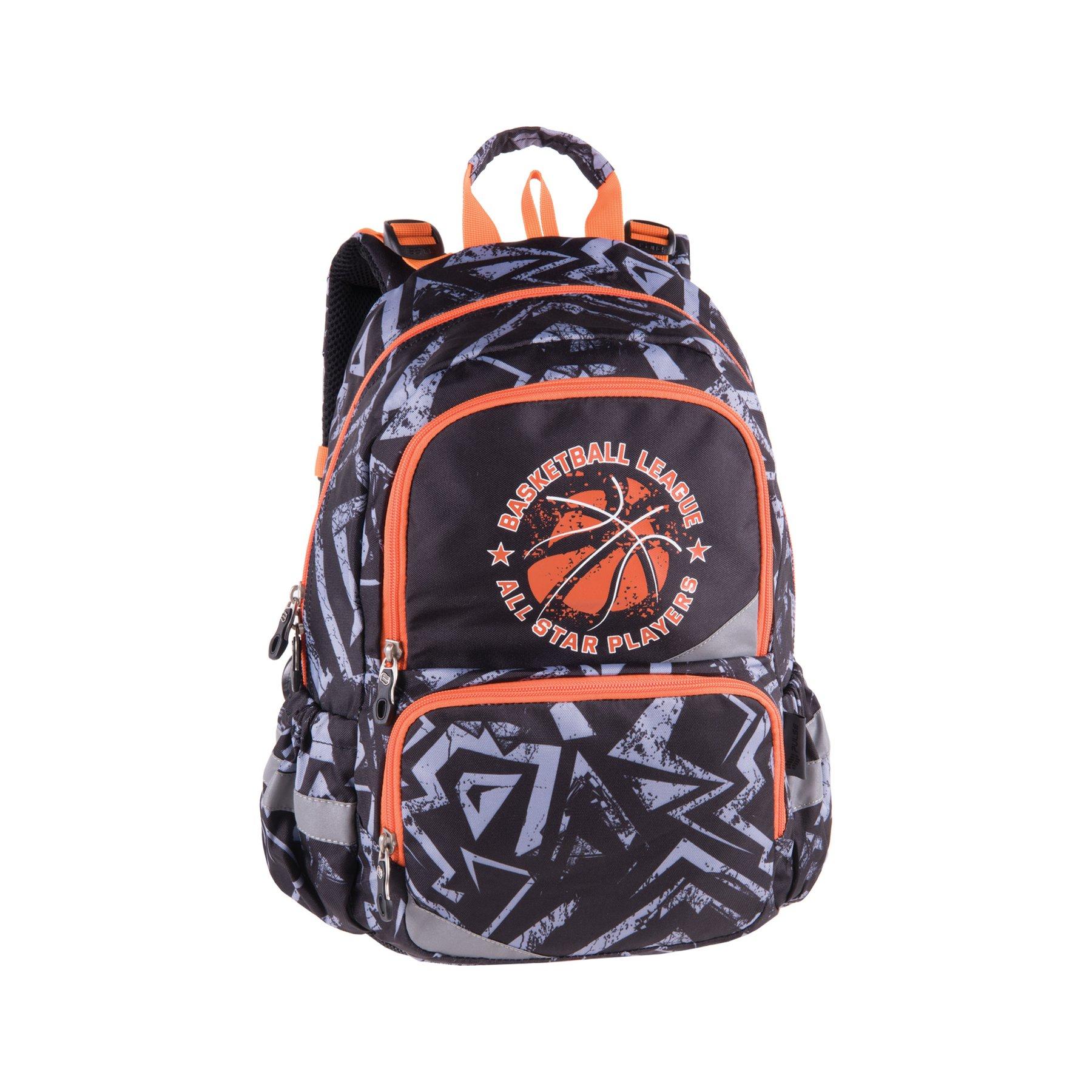 Pulse Раница Anatomic Basketball League, черно-оранжева | JAR Computers Pulse Раница Anatomic Basketball League, черно-оранжева