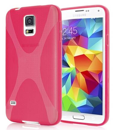 Силиконов калъф за Samsung Galaxy S5 mini SM-G800 - X-Line Cover Case (розов) | JAR Computers Силиконов калъф за Samsung Galaxy S5 mini SM-G800 - X-Line Cover Case (розов)