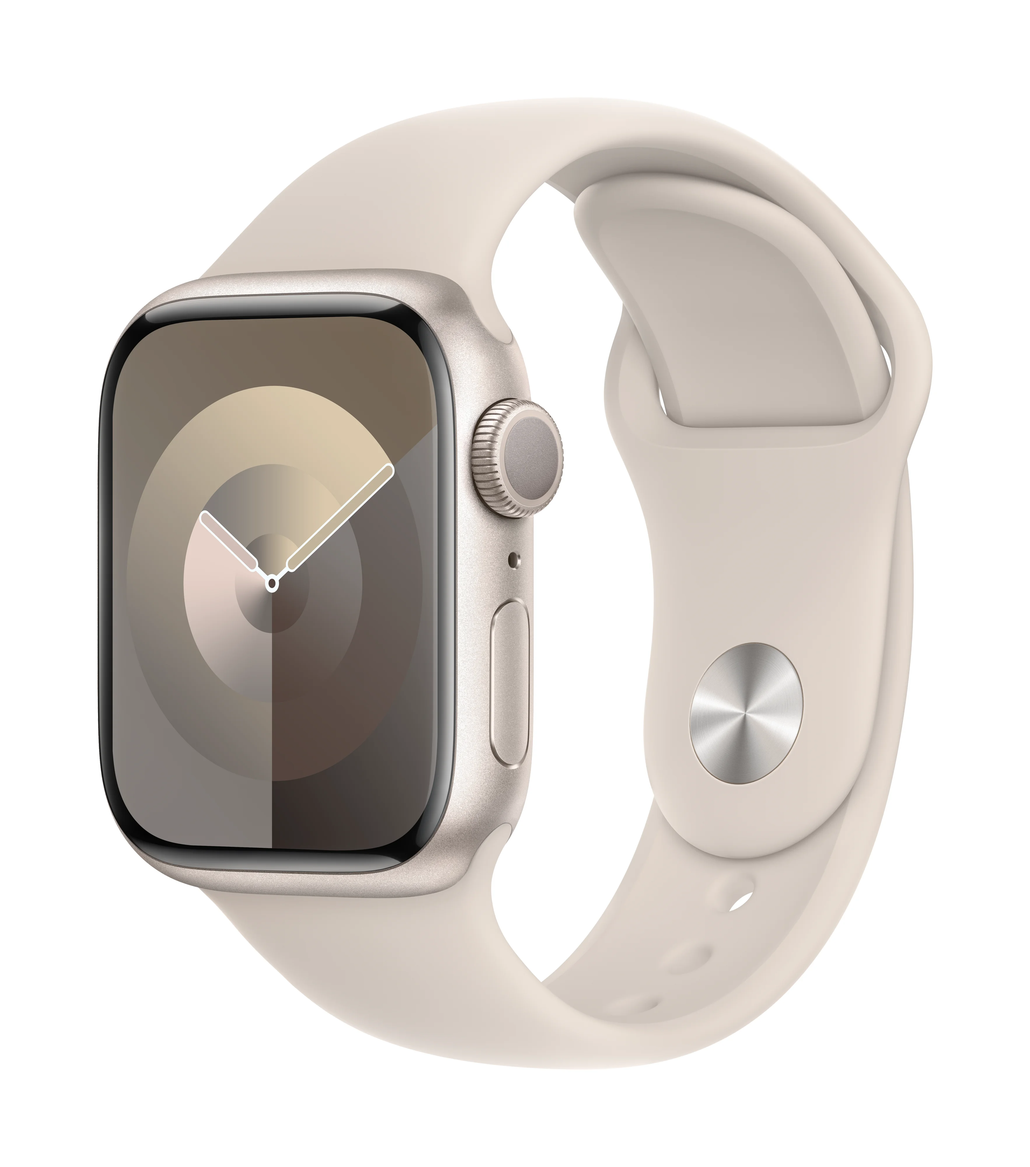 Смарт часовник Apple Watch 9 41mm Starlight/Starlight Band S/M mr8t3 , 1.69 , Apple S9 SiP 64-bit Dual Core , 64 , 41.00