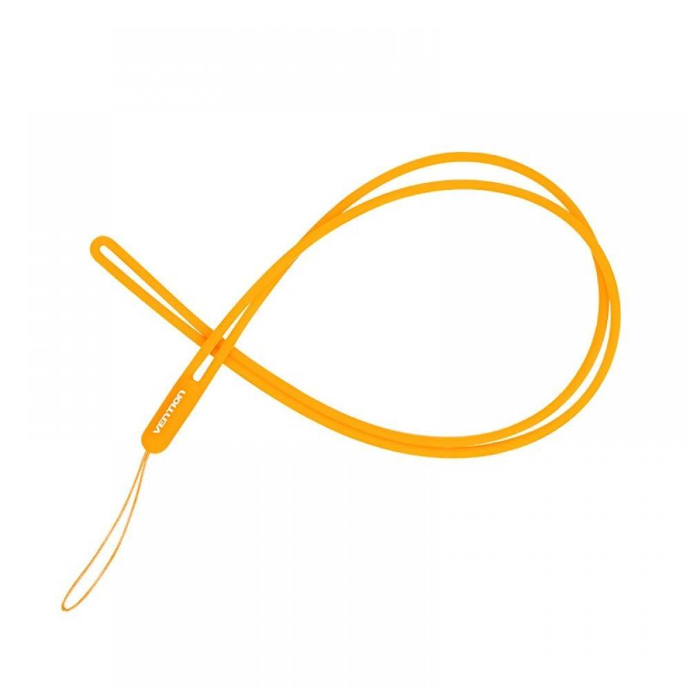 VENTION Smartphone Lanyard 0.15M Orange Silicone Type (KQFOB) (VENKQFOB)