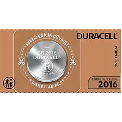Батерия лит. Duracell CR2016 3V оп.1