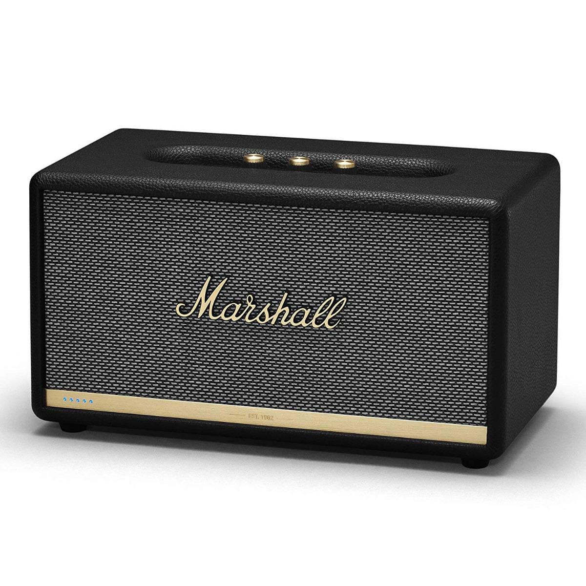Безжичен аудиофилски Bluetooth спийкър с гласово управление - Marshall Stanmore II Voice Google Assistant Built-In (черен) | JAR Computers Безжичен аудиофилски Bluetooth спийкър с гласово управление - Marshall Stanmore II Voice Google Assistant Built-In (черен)