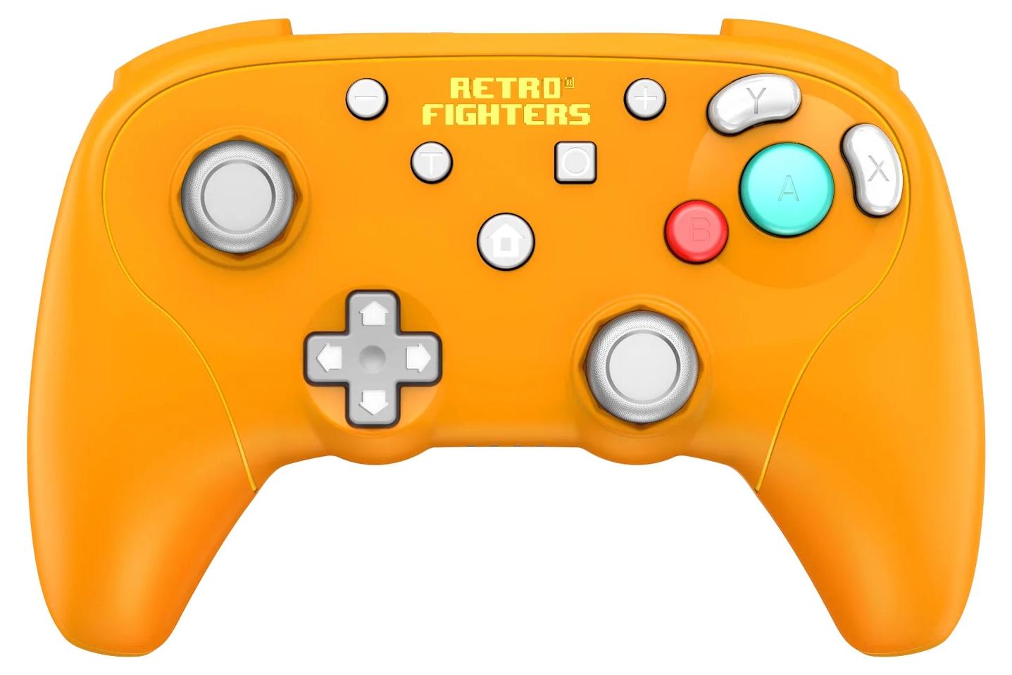 Безжичен контролер Retro Fighters - BattlerGC, оранжев (GameCube/Switch/PC/Wii/WiiU) | JAR Computers Безжичен контролер Retro Fighters - BattlerGC, оранжев (GameCube/Switch/PC/Wii/WiiU)