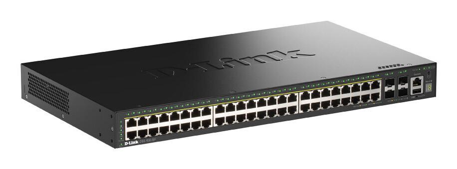 D-Link DGS-1530-52P/E мрежов суич Управляем L2 Gigabit Ethernet (10/100/1000) Захранване по Ethernet (PoE) Черен | JAR Computers D-Link DGS-1530-52P/E мрежов суич Управляем L2 Gigabit Ethernet (10/100/1000) Захранване по Ethernet (PoE) Черен