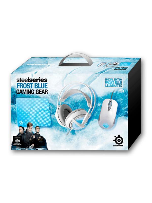 Гейминг комплект SteelSeries - Frost Blue Bundle, бял | JAR Computers Гейминг комплект SteelSeries - Frost Blue Bundle, бял