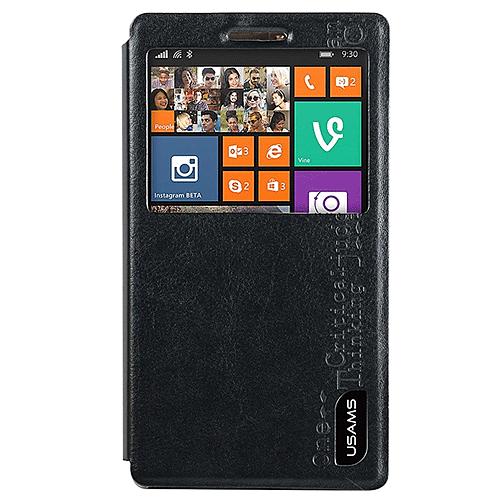 Калъф, тип портфейл за Nokia Lumia 930 - USAMS Flip Case Preview Merry Series (черен) | JAR Computers Калъф, тип портфейл за Nokia Lumia 930 - USAMS Flip Case Preview Merry Series (черен)