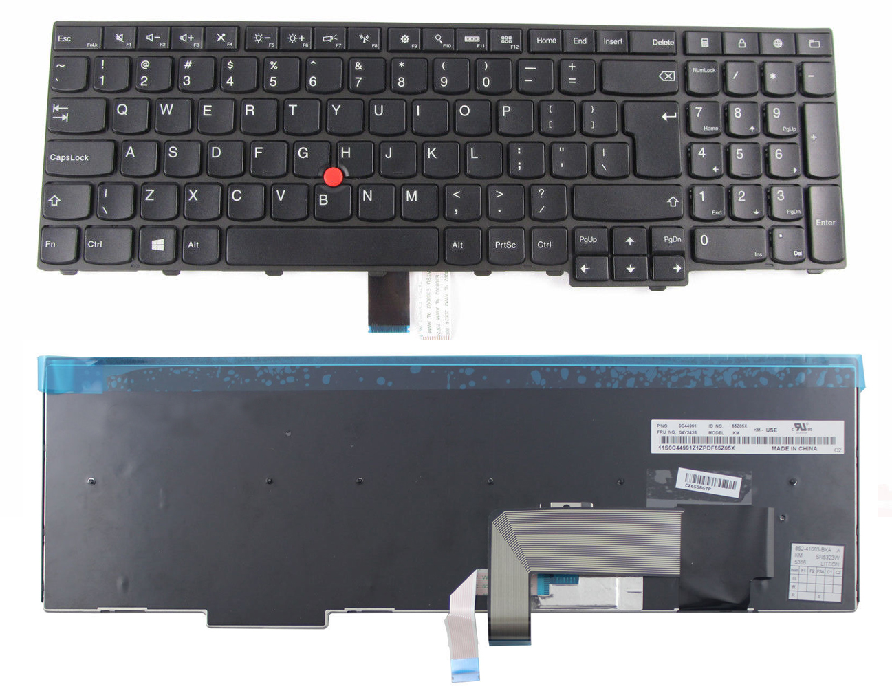 Клавиатура за лаптоп Lenovo ThinkPad E531 E540 T540 T540p T560 W540 Черна с Черна Рамка (Black Frame Black) - 6 Винтчета / 6 Screws - с Кирилица | JAR Computers Клавиатура за лаптоп Lenovo ThinkPad E531 E540 T540 T540p T560 W540 Черна с Черна Рамка (Black Frame Black) - 6 Винтчета / 6 Screws - с Кирилица