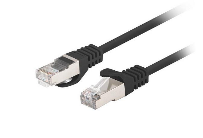 Lanberg patch cord CAT.6 FTP 5m, 10 pack, black | JAR Computers Lanberg patch cord CAT.6 FTP 5m, 10 pack, black