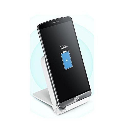 Поставка за безжично захранване за LG G3 и QI съвместими устройства - LG Inductive Charger WCD-100 (бял) | JAR Computers Поставка за безжично захранване за LG G3 и QI съвместими устройства - LG Inductive Charger WCD-100 (бял)