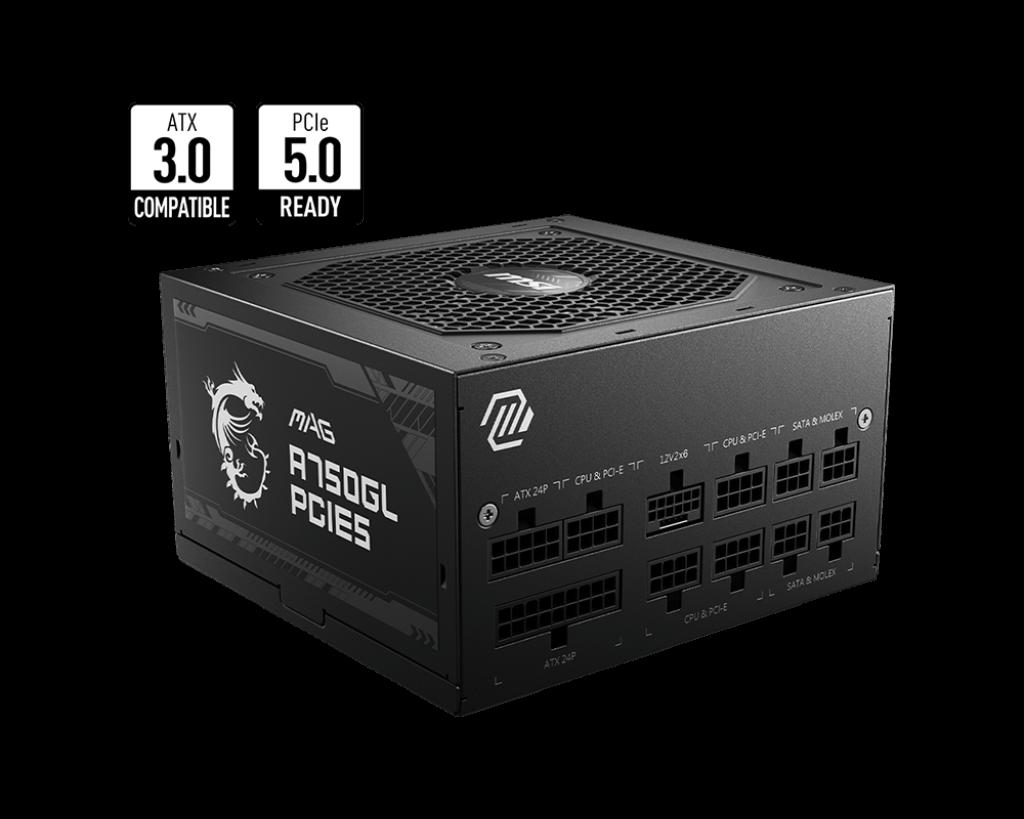 PSU MAG A750GL PCIE5 | JAR Computers PSU MAG A750GL PCIE5