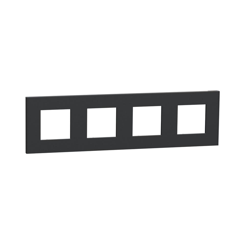Рамка 4x 2M Антрацит Unica Deco Essential - Schneider Electric Unica NEW NU600854 | JAR Computers Рамка 4x 2M Антрацит Unica Deco Essential - Schneider Electric Unica NEW NU600854