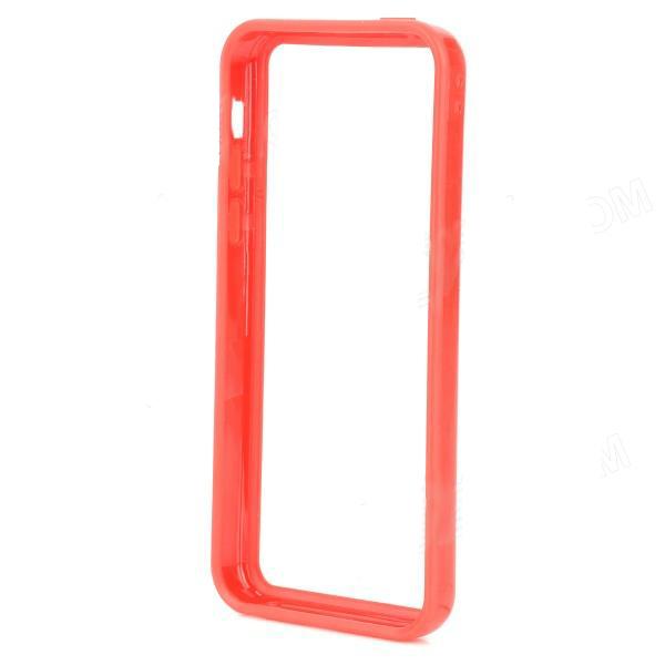 Силиконов бъмпер за iPhone 5C - TPU Bumper Frame (червен) | JAR Computers Силиконов бъмпер за iPhone 5C - TPU Bumper Frame (червен)