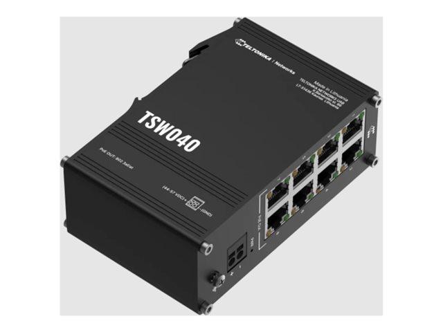TELTONIKA NETWORKS TSW040 8-Port RJ45 PoE+ switch