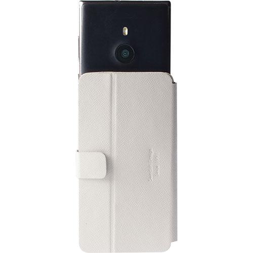 Универсален кожен калъф, тип портфейл за iPhone 6 Plus, iPhone 6S Plus, Galaxy A7, Galaxy Note 4, Xperia Z2 и други - Krusell Malmö FlipWallet Slide 5XL (бял) | JAR Computers Универсален кожен калъф, тип портфейл за iPhone 6 Plus, iPhone 6S Plus, Galaxy A7, Galaxy Note 4, Xperia Z2 и други - Krusell Malmö FlipWallet Slide 5XL (бял)