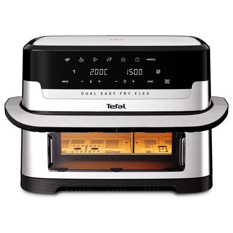 Уред за здравословно готвене Tefal EY922DE0 Dual Easy Fry Flex