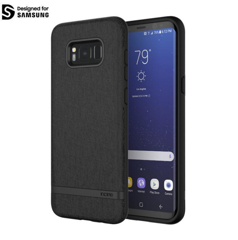Дизайнерски удароустойчив TPU кейс за Samsung Galaxy S8 Plus - Incipio Classic Case Design Series (черен) | JAR Computers Дизайнерски удароустойчив TPU кейс за Samsung Galaxy S8 Plus - Incipio Classic Case Design Series (черен)