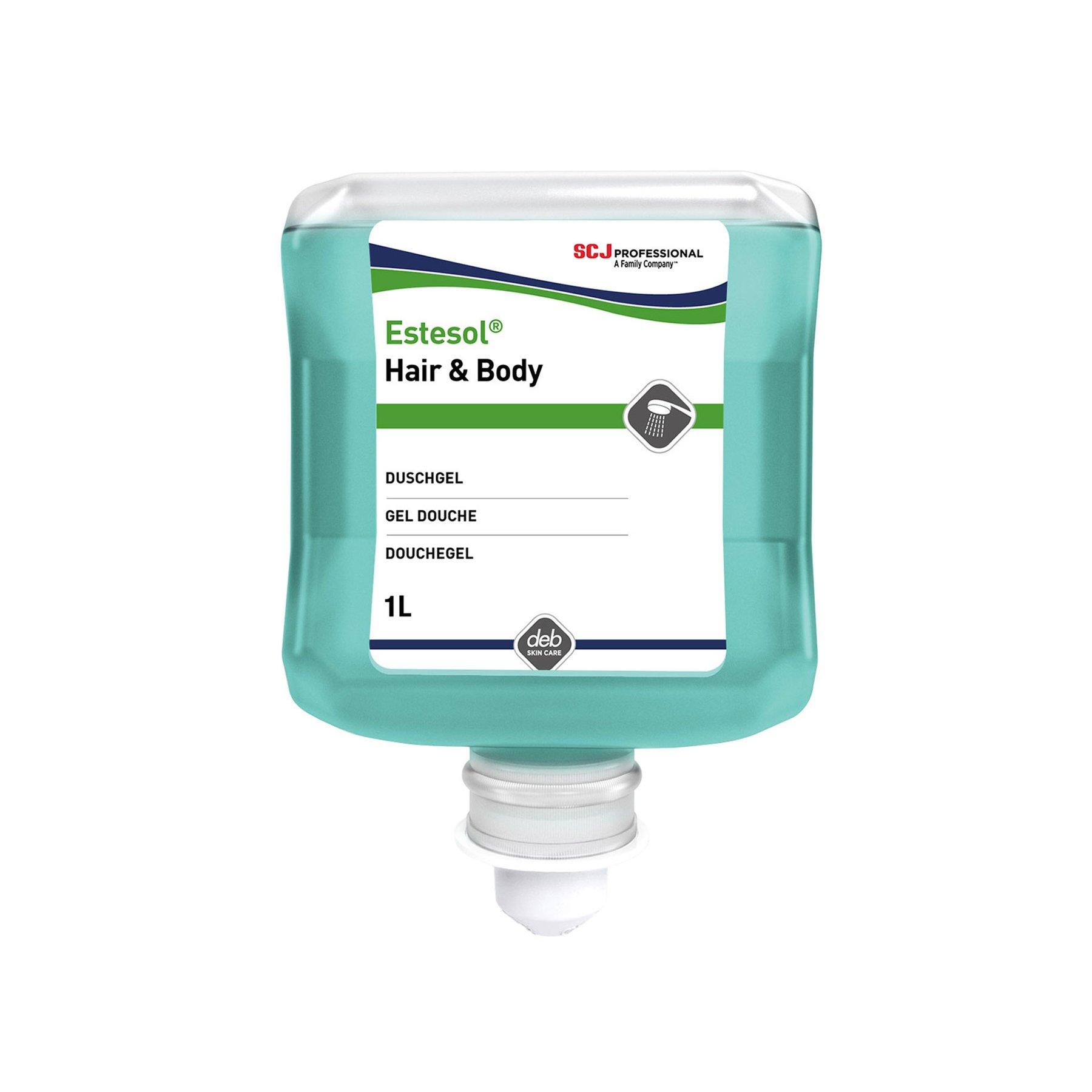 Душ гел SCJohnson Estesol, за коса и тяло, 1 L | JAR Computers Душ гел SCJohnson Estesol, за коса и тяло, 1 L