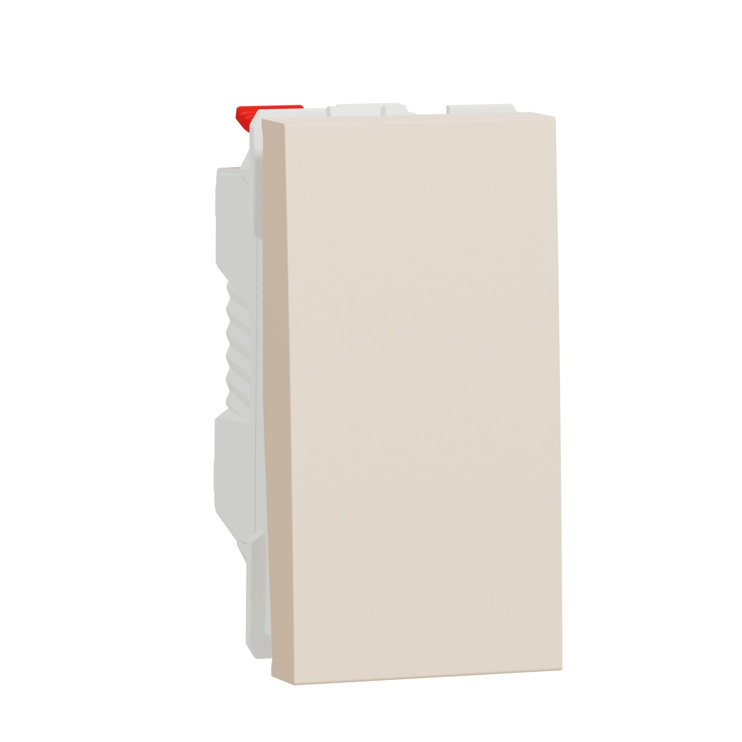 Еднополюсен бутон 10A, 1M, сл. кост - SCHNEIDER ELECTRIC New Unica NU310644 | JAR Computers Еднополюсен бутон 10A, 1M, сл. кост - SCHNEIDER ELECTRIC New Unica NU310644